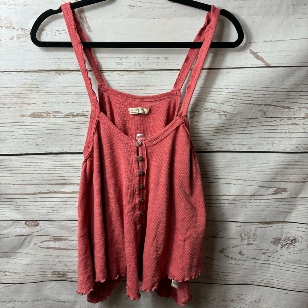 NWT We the Free Free People Rosetta Dream Weaver Tank V-Neck XS - Picture 3 of 8